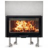 Каминная топка Nordica Monoblocco 1300 H 800 Piano Crystal